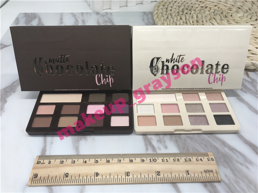 

Top qualtiy Chocolate Chip Eye Shadow White & Matte chocolate chip eyeshadow Palette 11 colors with chocolate smell DHL SHIPPING
