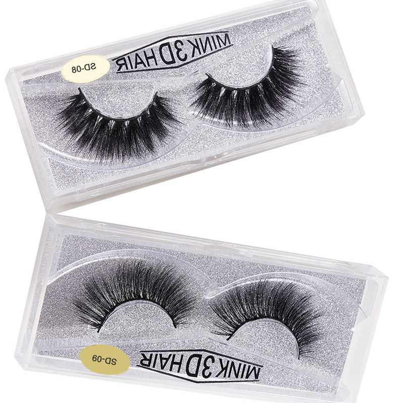 

New 3D Fake Mink Hair Eyelashes Hand Made False Eyelashes Natural Long Lasting Extension Strip Eye Lashes Magnetic Makeup Tools