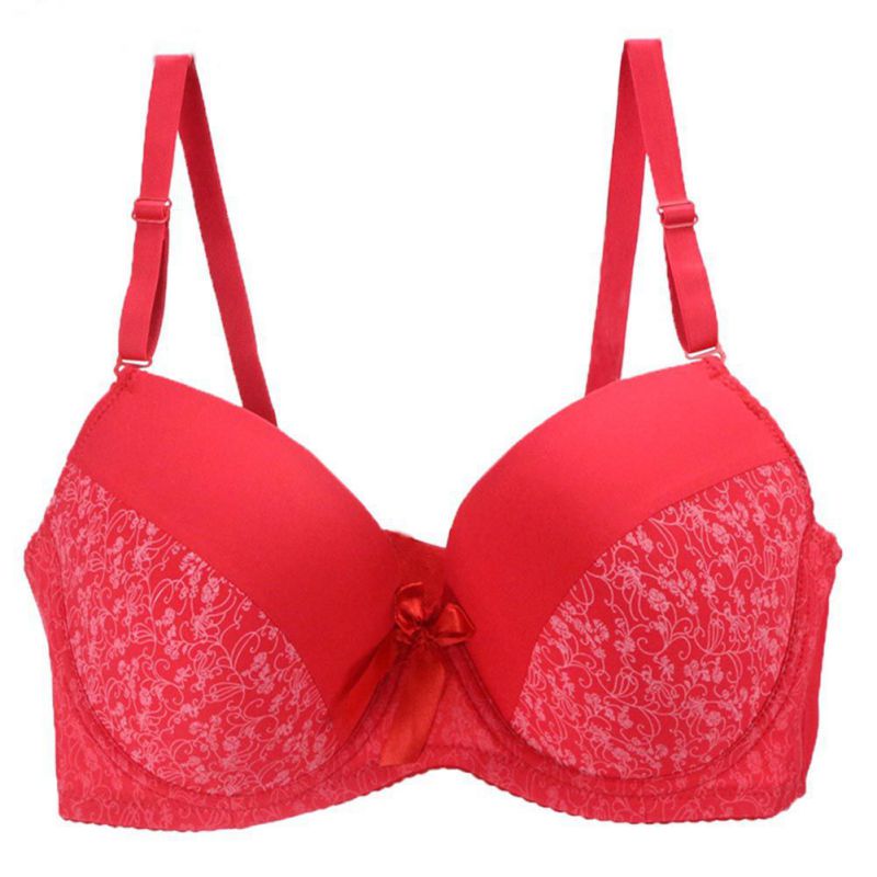 

Breathable Adjustable Bra Large Size Full Cup Underwire Bra Women Underwear, Purple