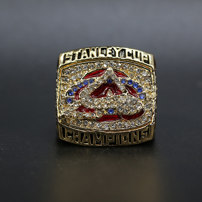 

2001 Colorado AvalancheWorld National Hockey Championship Rings, Golden;silver