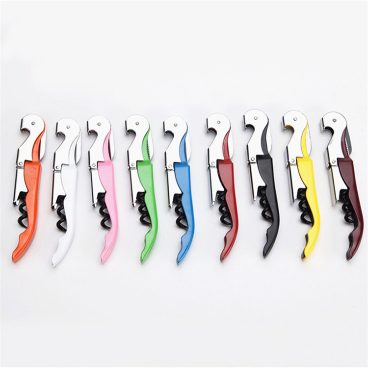 

Promotional Wine Opener Corkscrew Opener Stainless Steel Wine Bottle Opener Insert Wholesale Nine Colors Can be Choosen