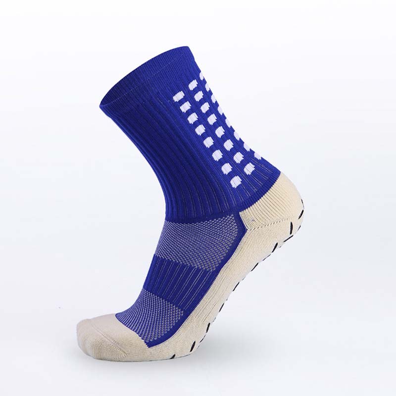

Professional Cycling Socks Anti-Slip Men Women Summer Breathable Running Socks High Quality Cotton Racing Riding Footwear BC0118, Blue