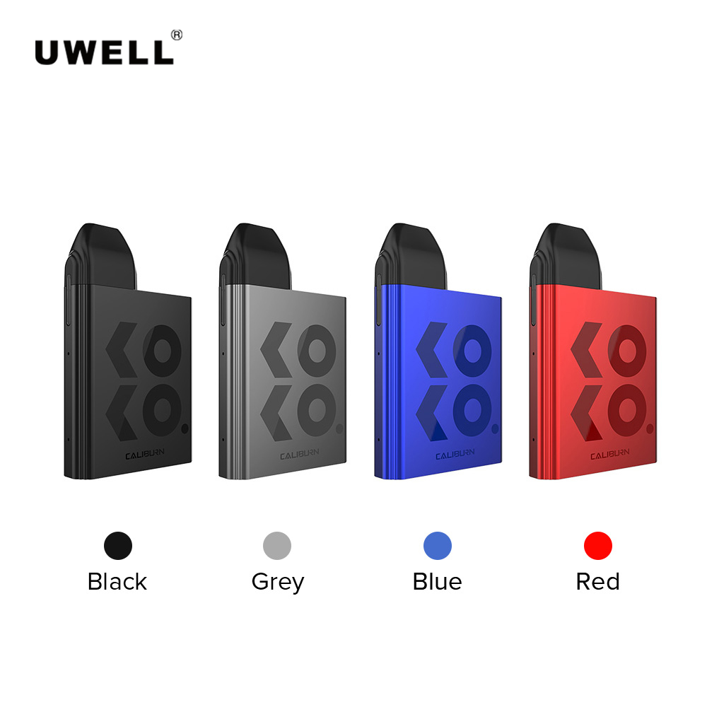 

Uwell Caliburn KOKO Pod System Kit 520mAh Koko Mod With 2ml Caliburn Pod Cartridge Compatible With Caliburn Kit 100% Authentic, Black