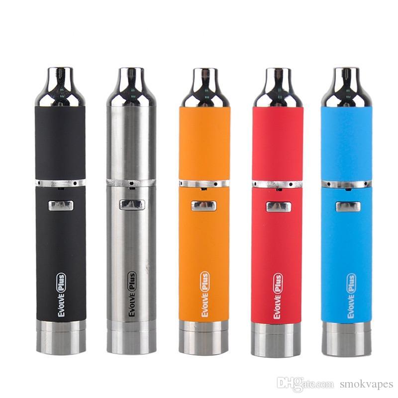 

Newest Yocan Evolve Plus Kit 1100mAh Battery E Cigarettes Quartz Dual Coil Wax Vaporizer Pen Kits Colors High quality Hot sale DHL free