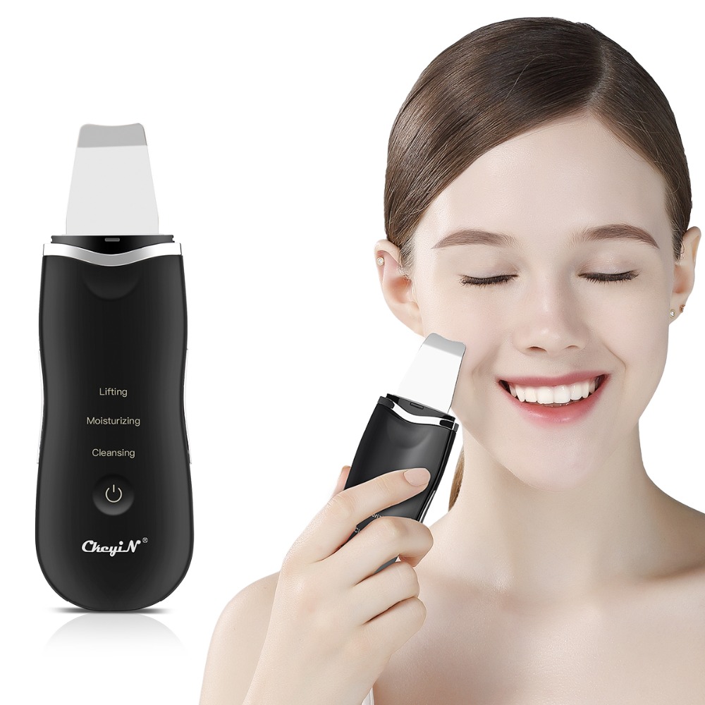 

Hot Face Cleaning Machine Skin Scrubber Blackhead Remover Remove Dirt Makeup Pore Cleaner + Facial Steamer Sprayer42