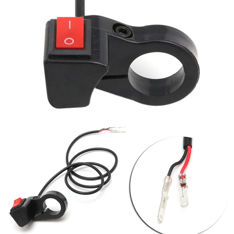 NOUVEAU interrupteur de lumière de ponctuel de beouge de beougret de roche à vélo de moto 7/8 ''