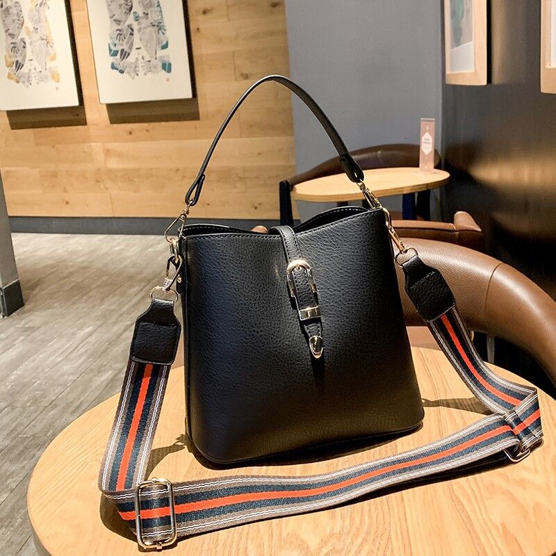 OUYAWEI Women Fashion Luxury Tote Handbag Messenger PU Leather Woven Shoulder Bag Satchel