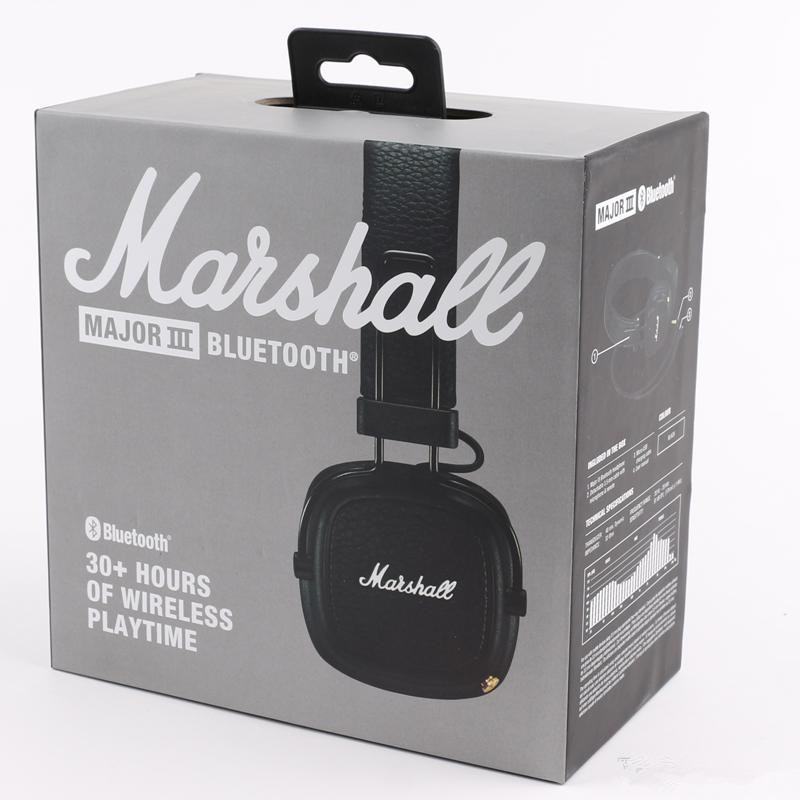 

Marshall Major III 3.0 2.0 Bluetooth Wireless Headphones Deep Bass Noise Isolating Headset Wireless Major 3 Hi-Fi