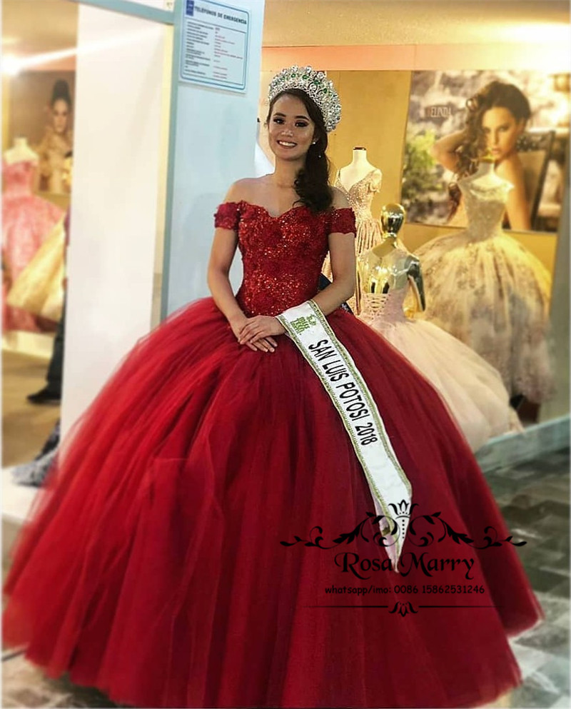 15 anos dress red