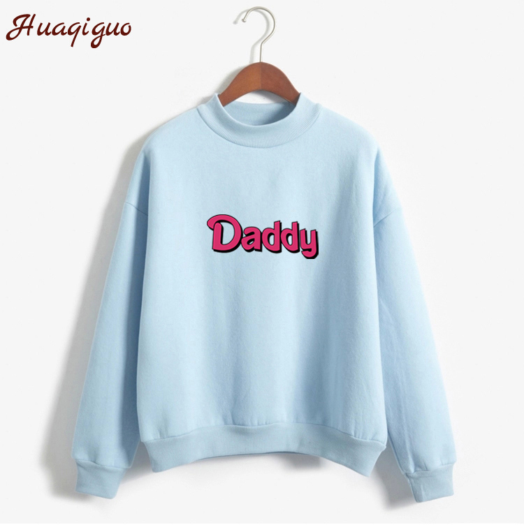 

New 2020 Autumn Women Harajuku Hoodies Long Sleeve Letter Printed Kawaii Pink Sweatshirt Casual Female Moletom Cute Pullover, Blue