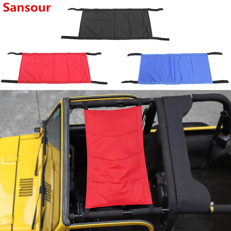 

Sansour Car Roof Waterproof Hammock for Wrangler TJ JK JL Car Bed Rest Top Cover Accessories for Wrangler 1997-2019