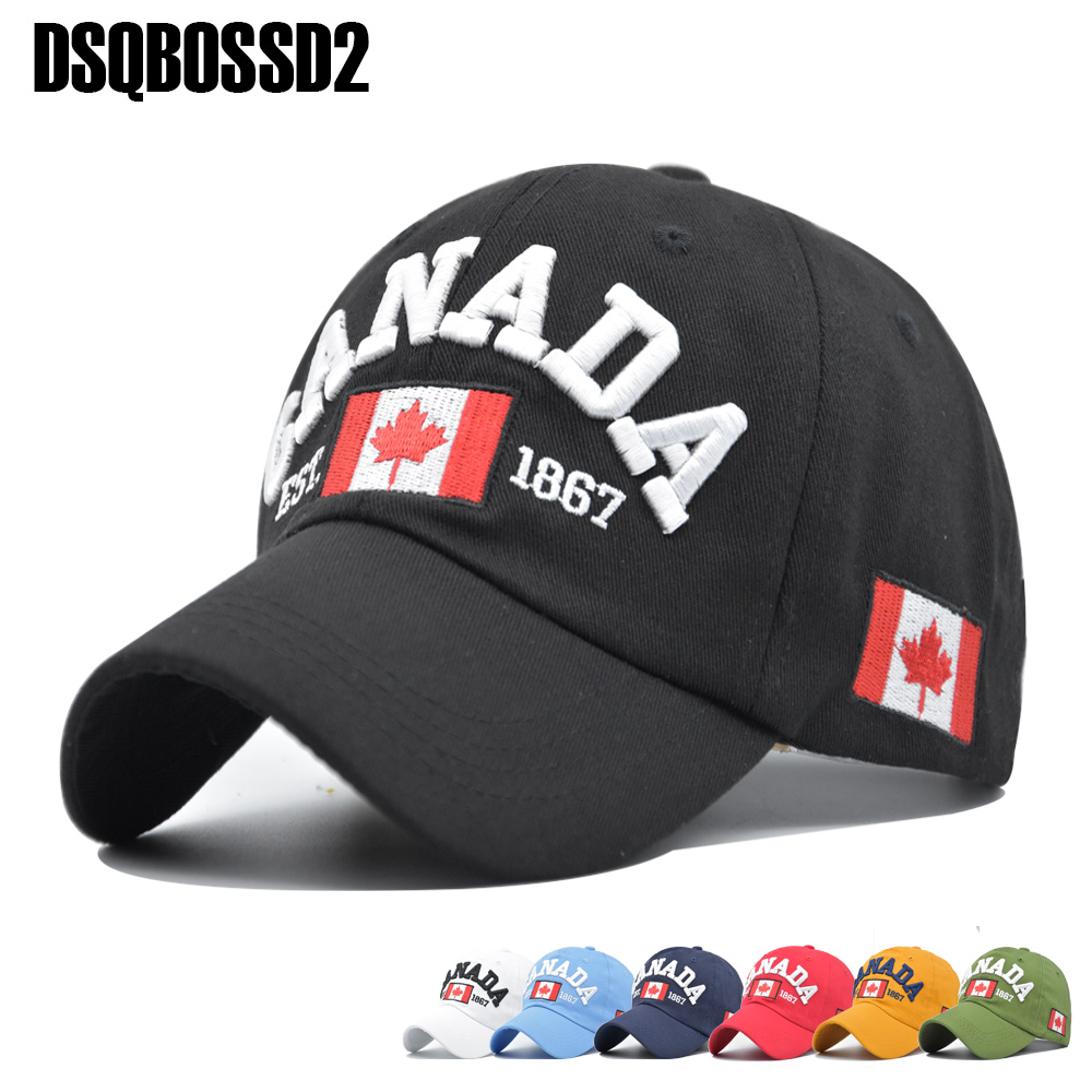 

DSQBOSSD2 New men's baseball cap for women snapback hat CANADA embroidery bone cap gorras casual casquette men baseball hat, Ce408-2blue