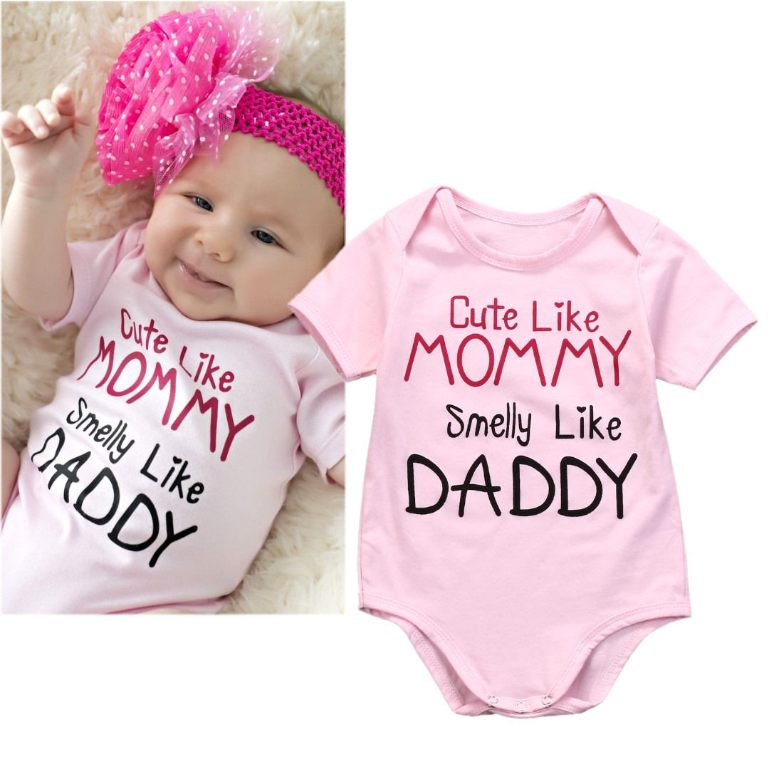 

Summer Kids Clothing Baby Clothes Girl Romper Newborn Toddler Baby Girls Cotton Pink Cotton Romper Jumpsuit Outfits Clothes 0-18M