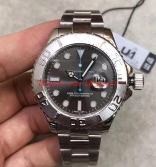 

2020 Mens Watch Grey dial Stainless Steel Strap Automatic Mechanical Movement 116622 40mm Mens Fashion Watch, Slivery;brown