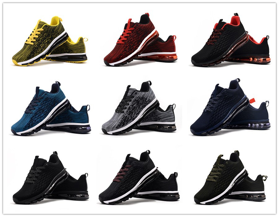 

Fashion Cushion 2019 Mens Sports Running Shoes Nano KPU black White Red shock Jogging Walking Athletic Sneakers Size 7-12
