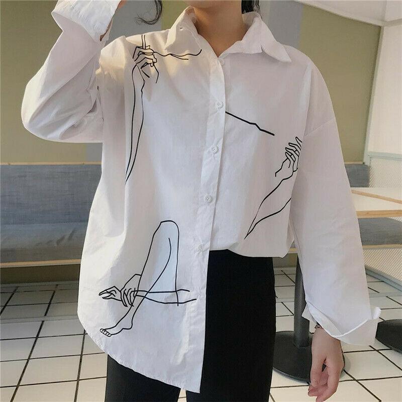 mujeres con camisa de hombre