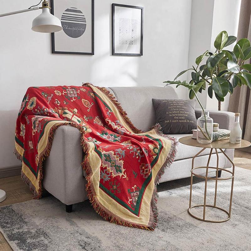 

Papa&Mima Thick Furniture Sofa Towel Chair Cover Thows Blanket Floor Rug Carpet Mat Bed Coverlet