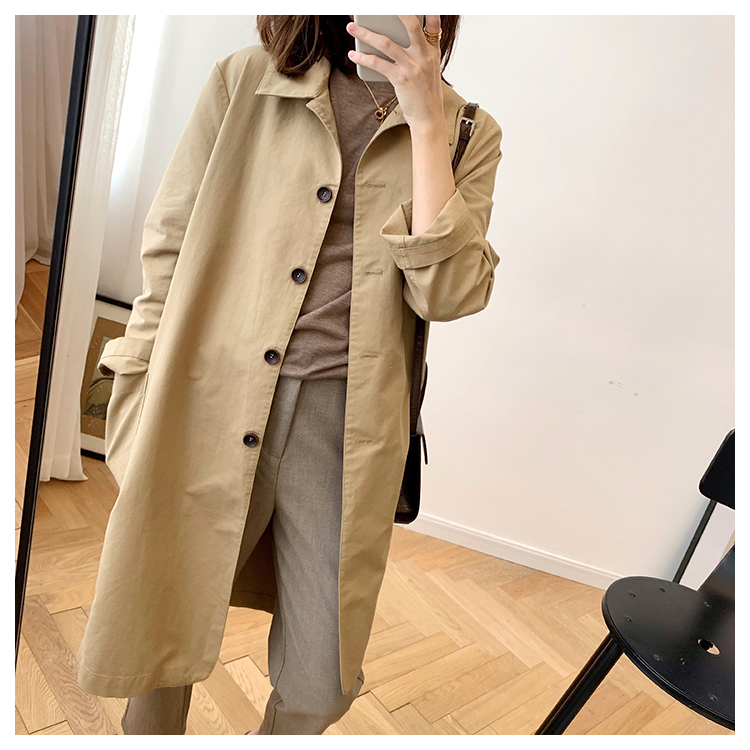

2019 autumm women nice wind coat, As pic