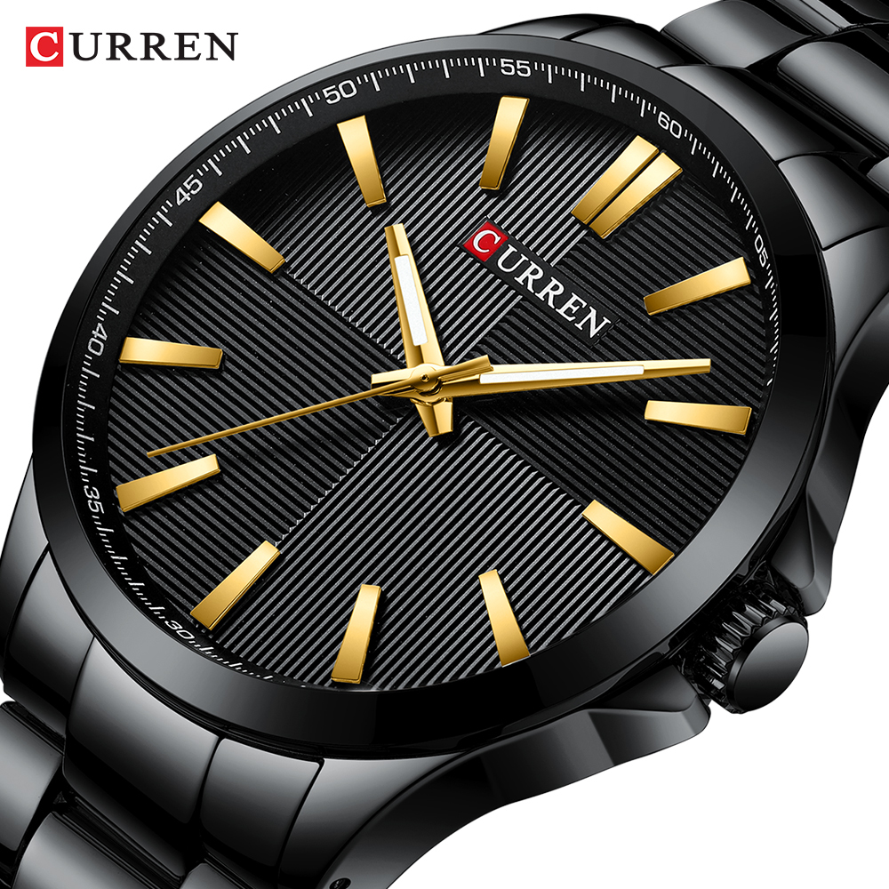 

Men Watches 2019 Luxury Brand Stainless Steel Fashion Business Mens Watch CURREN Wristwatch Man Clock Waterproof 30 M Relojes LY191226, Ssilver white