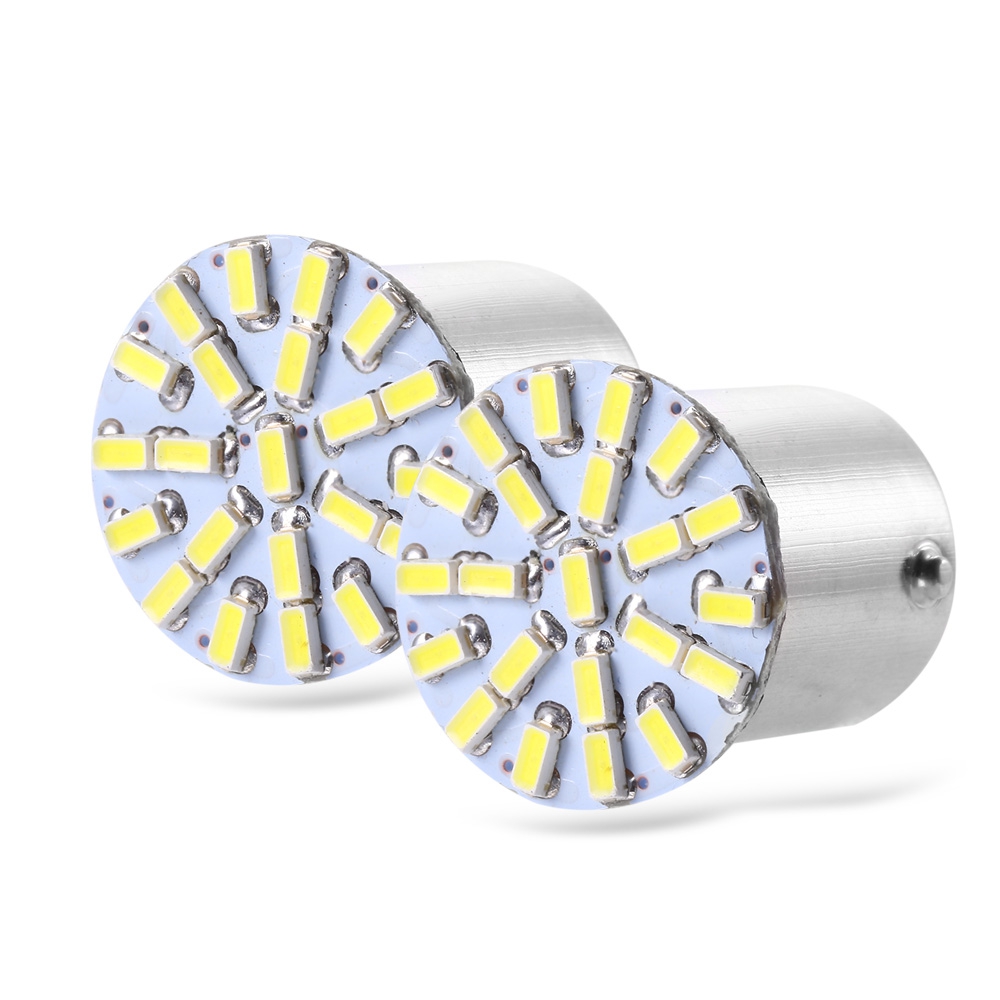 

Winsun Pair of 1156 3014 Wedge LED 22 SMD Light Car Auto Tail Parking Lamp Bulb 1156 3014 22SMD 2 Sets