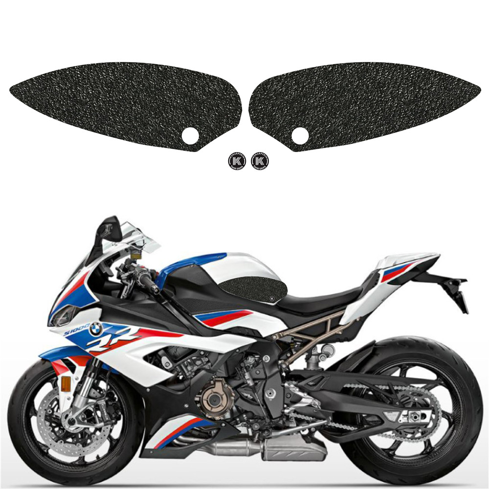 

Customizable motorcycle body fuel tank traction pad waterproof stickers knee grip protection decals for BMW 20 S1000RR S1000 RR S 1000RR, K-tg01-165-cle