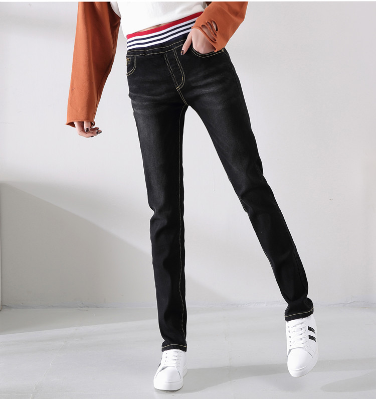 

Black The New Autumn Show Thin Wide-Legged Straight Canister Joker Ins Loose Han Edition