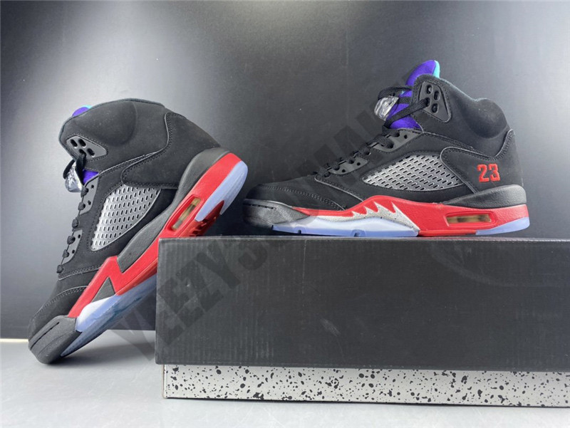 2021 OG 5 top 3 noir violet émeraude feu rouge Jumpman chaussures de basket-ball 5s cuir mode hommes formateur sport baskets taille 7-13 CZ1786-0