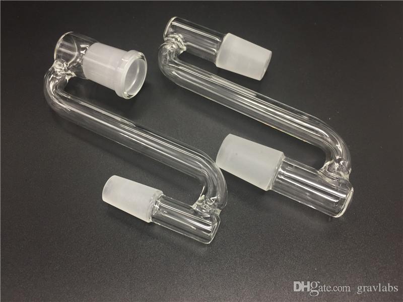 

wholesale drop down adapter Male to Female 14mm 18mm glass Dropdown Adapter glass oil rigs adapters free shipping