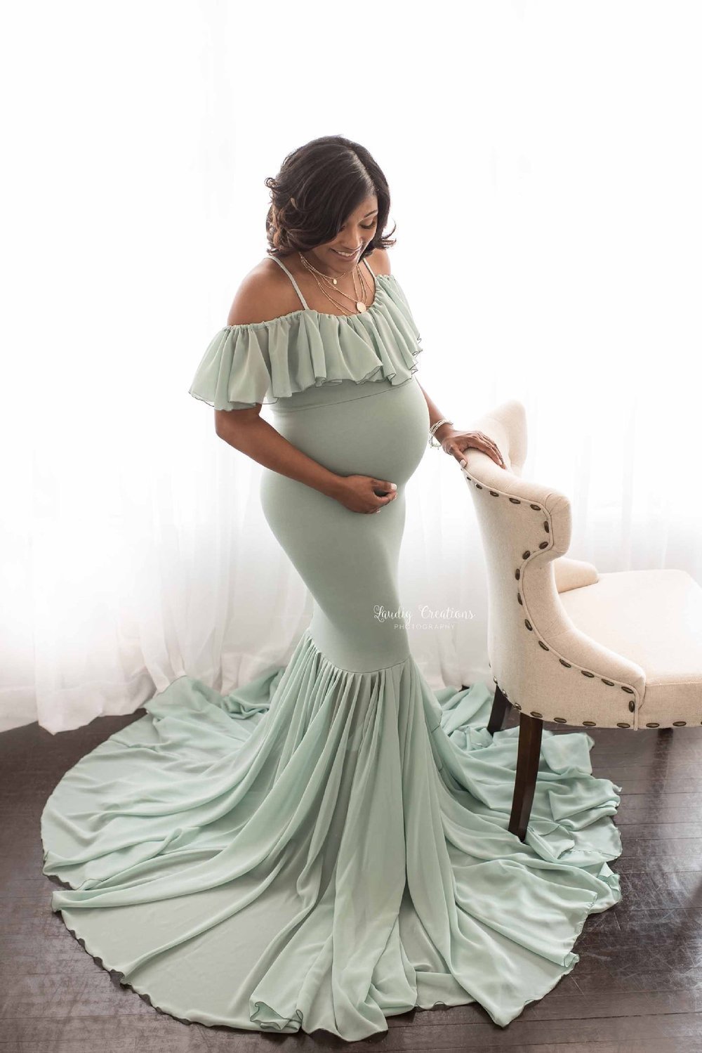 mermaid maternity photoshoot