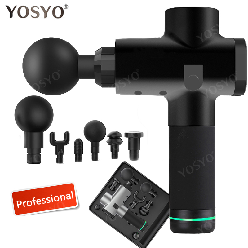 

EMS Massage Gun Rechargeable Muscle Stimulator Deep Tissue Professional Massager Gun Body Relaxation Slimming Pain Relief
