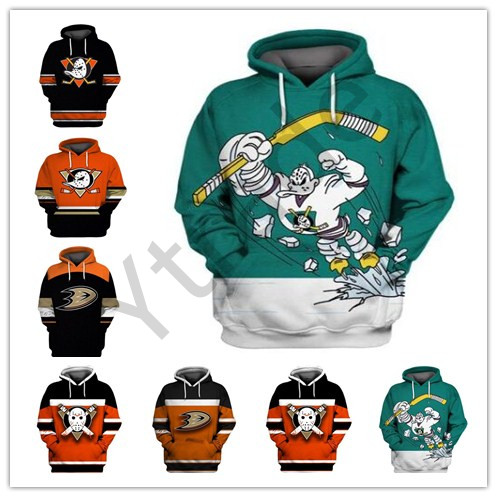 anaheim ducks jersey hoodie