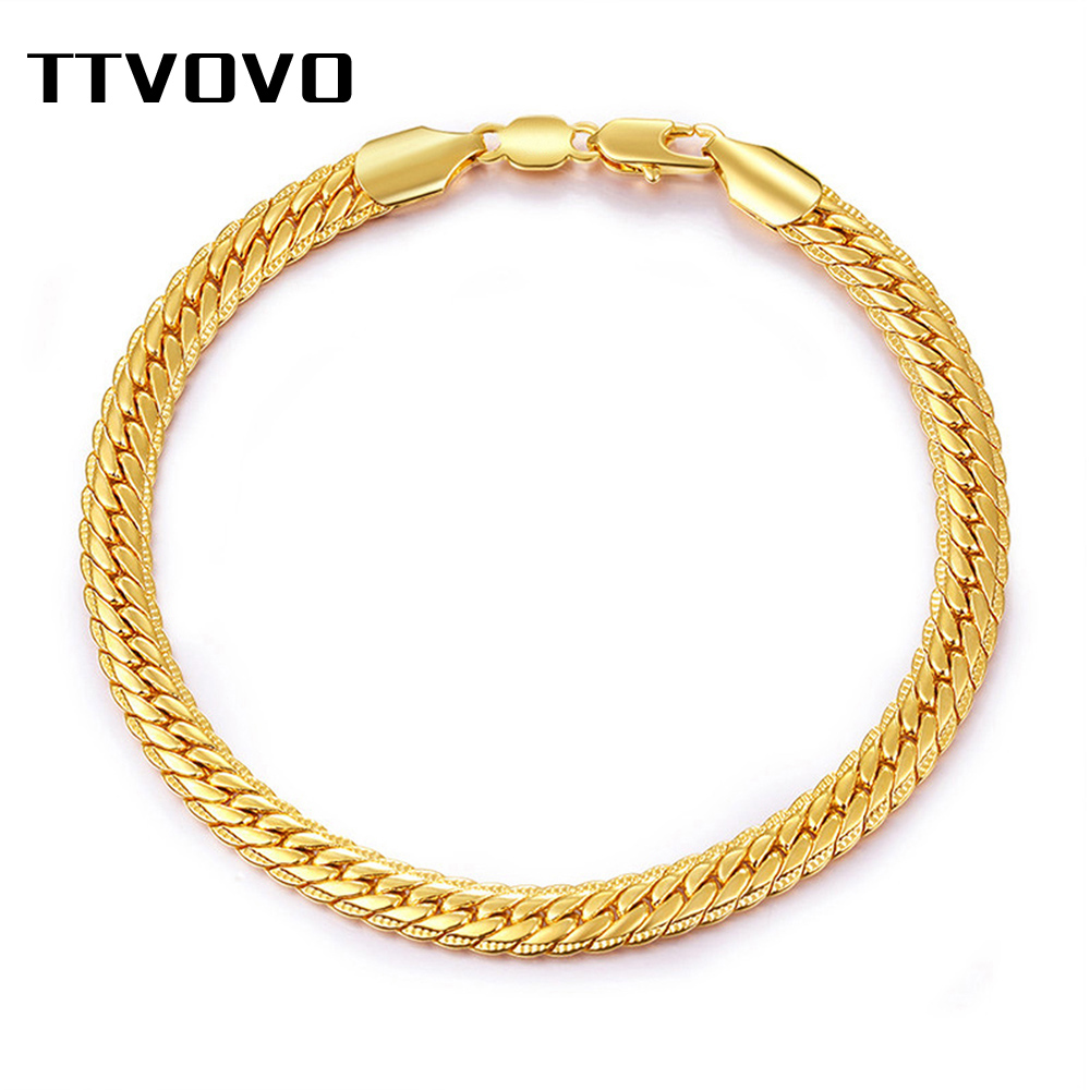 Tono Oro Amarillo Para Hombre//Mujer Soga Cadena Collar de acero inoxidable de 2-4 mm 45-80 Cm