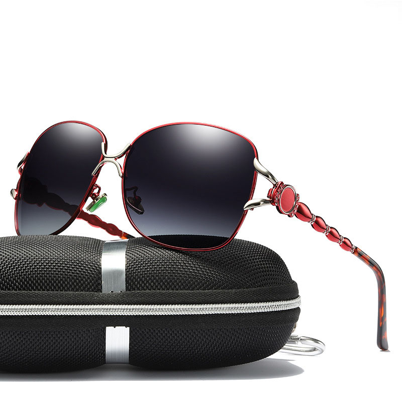 

Fashion Oversized Metal Frame Woman Polarized Sunglasses Uv400 Sun Glasses Female Eyewear Brand Driving Sunglass
