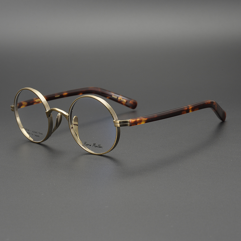 

Vintage Optical Glasses Frame John Lennon Retro Round Eyeglasses For Men and Women Acetate Metal Eyewear Frames