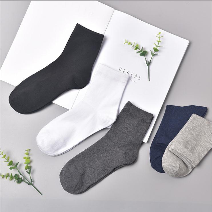

Polyester cotton 2 pairs trainer socks Plain black white mens womens ankle Casual Socks