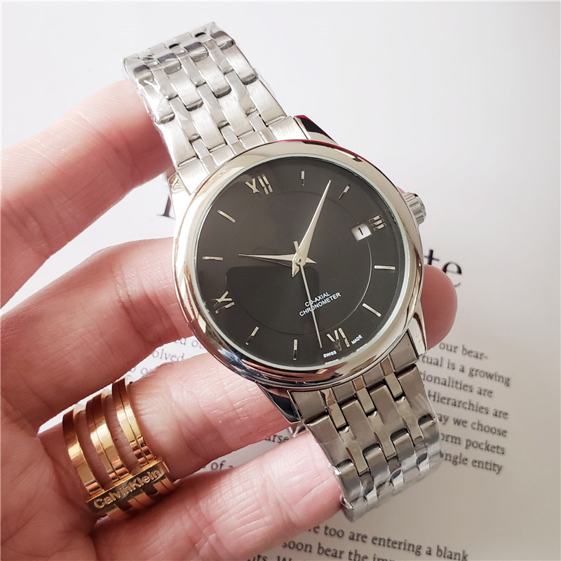 

Top selling luxury watches for men mechanical automatic movement good quality deisgner watch stainless stell strap waterproof wristwatch, Gold white