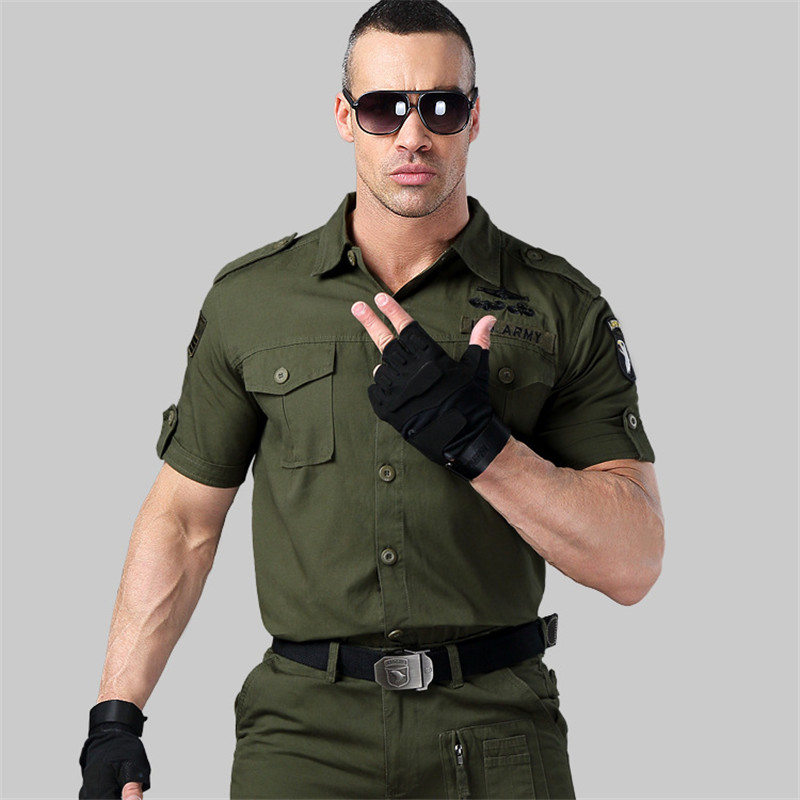 

Outdoor Training Short Sleeve Shirt Camouflage Tactical Short Sleeve Top Men Summer Camping Hiking Clothing, Black