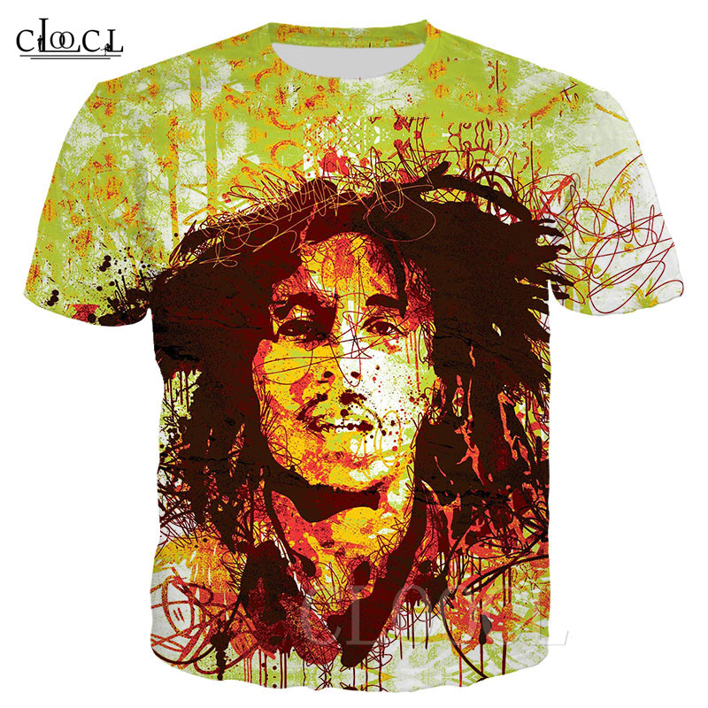 

Casual Plus Size T Shirt Men Clothing Reggae Creator Bob Marley 3D Printed Tshirt Men Women Hip Hop Streetwear Fashion Tee Tops, T shirt 1