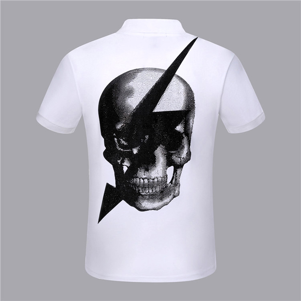 

Fit Fashion Tops Printed #97 Men Polo Classic Lapel Casual Business Shirts Short Sleeve New Collar Shirt Slim Animal Cotton PP Polos Ma Tgjt, White;black