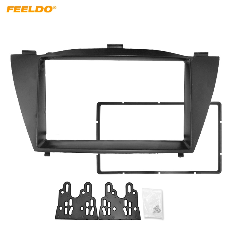 CARAV 11-070 2-DIN Marco de pl/ástico para Radio para Hyundai iX-35 Tucson IX 2010+