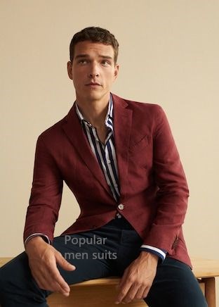 

2020 Notched Lapel Tuxedos Wine Red Mens Wedding Suit One Button Groom Suit Mens Suits For Wedding Suits (jacket+pants+vest+tie, Same as picture