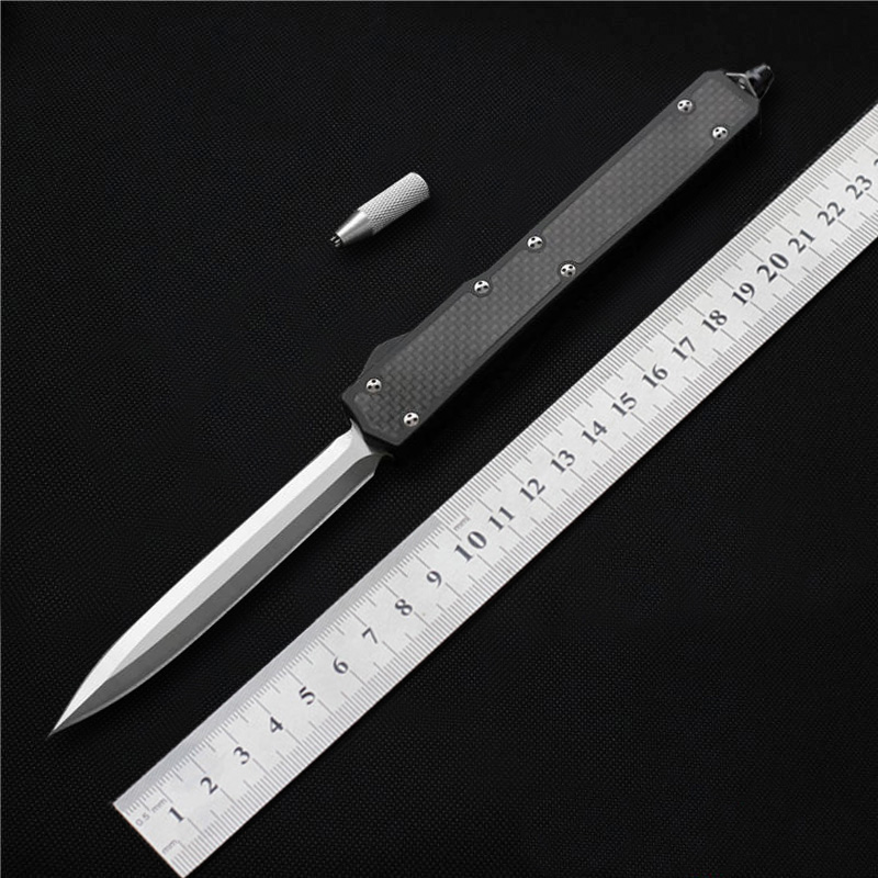 

MK knives D2 Blade Double Edge Carbon Fiber handle survival knives outdoor camping hunting knife EDC Tactical gear tool dinner kitchen knife