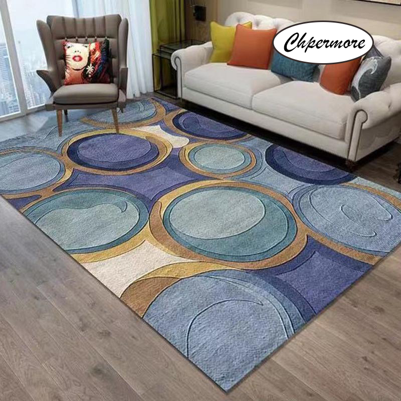 

Chpermore Retro creative Large Carpets Non-slip Tatami Mats Bedroom Home Lving Room Rug Floor Rugs Children's non-slip mat, Style 1