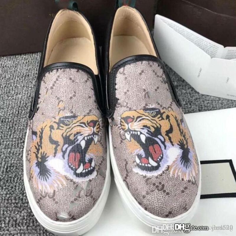 

Designs Leather boat shoes Loafer Dress Flower print Sneaker Luxury Party Wedding Casual Shoes Letter Flat bottomed Embroidery lazy shoes 41, Green