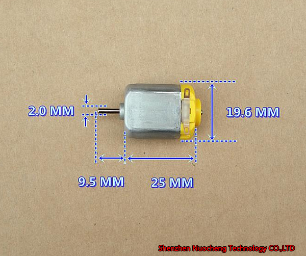 Motor De Micro Gusano K20 con DC3V-5V 33000RPM Mini DC motor Mitsumi