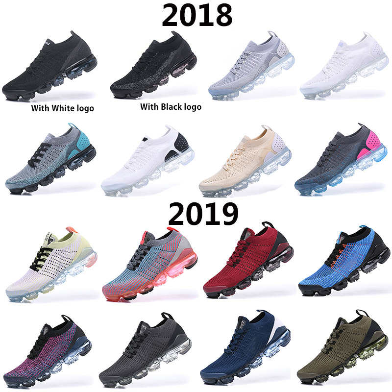 

Fashion Black Multi Color Knit Running Shoes 2019 Safari Pure Platinum Men Women breathable Sneakers Triple Black Men Designer Shoes 36-45