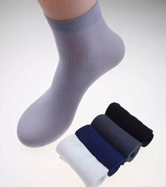 

Men's Socks Simple Stylish Mens Bamboo Design Fashion Ultra-thin Fibre Long Clothing Accessories For Male, Blue