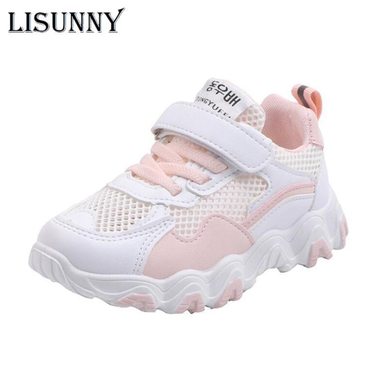 

Summer New Baby Sneakers Fashion Children Flat Shoes Infant Kids Girls Boys Solid Stretch Mesh Sport Running Sneakers Sandals, Green