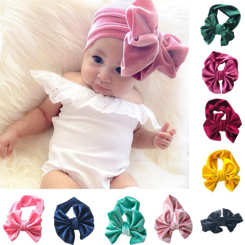 girls hair accessories 1Pc Cute Baby Toddler Infant Bowknot Headband Stretch Hairband high quality Elastic bands Headwear 20181