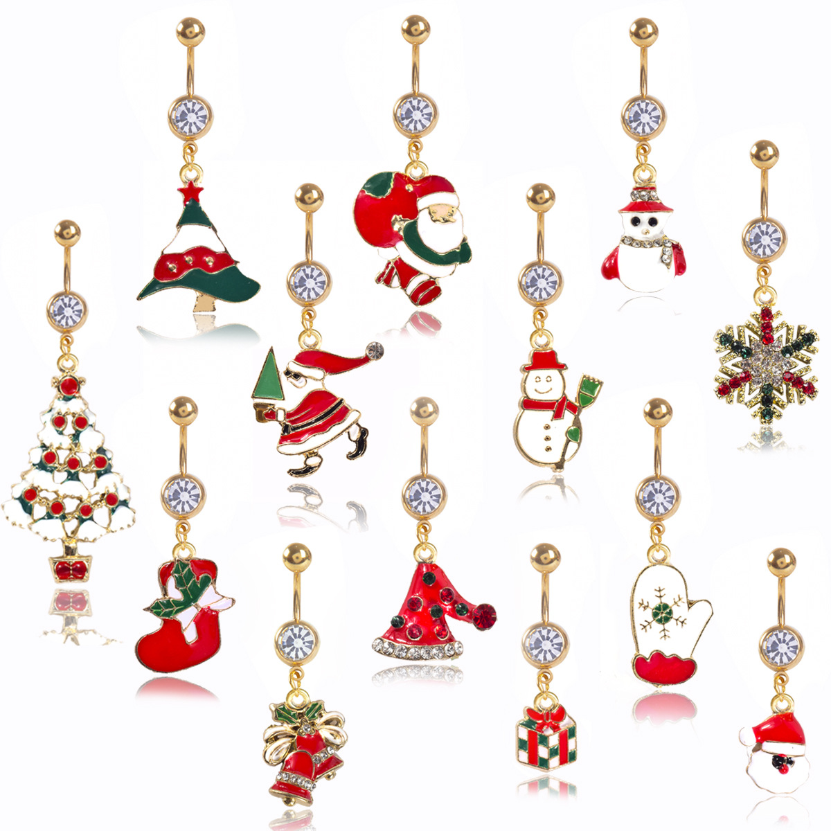 Papillon 1PC en acier inoxydable Belly Button Body Piercing Nombril Anneau Bijoux Cadeau